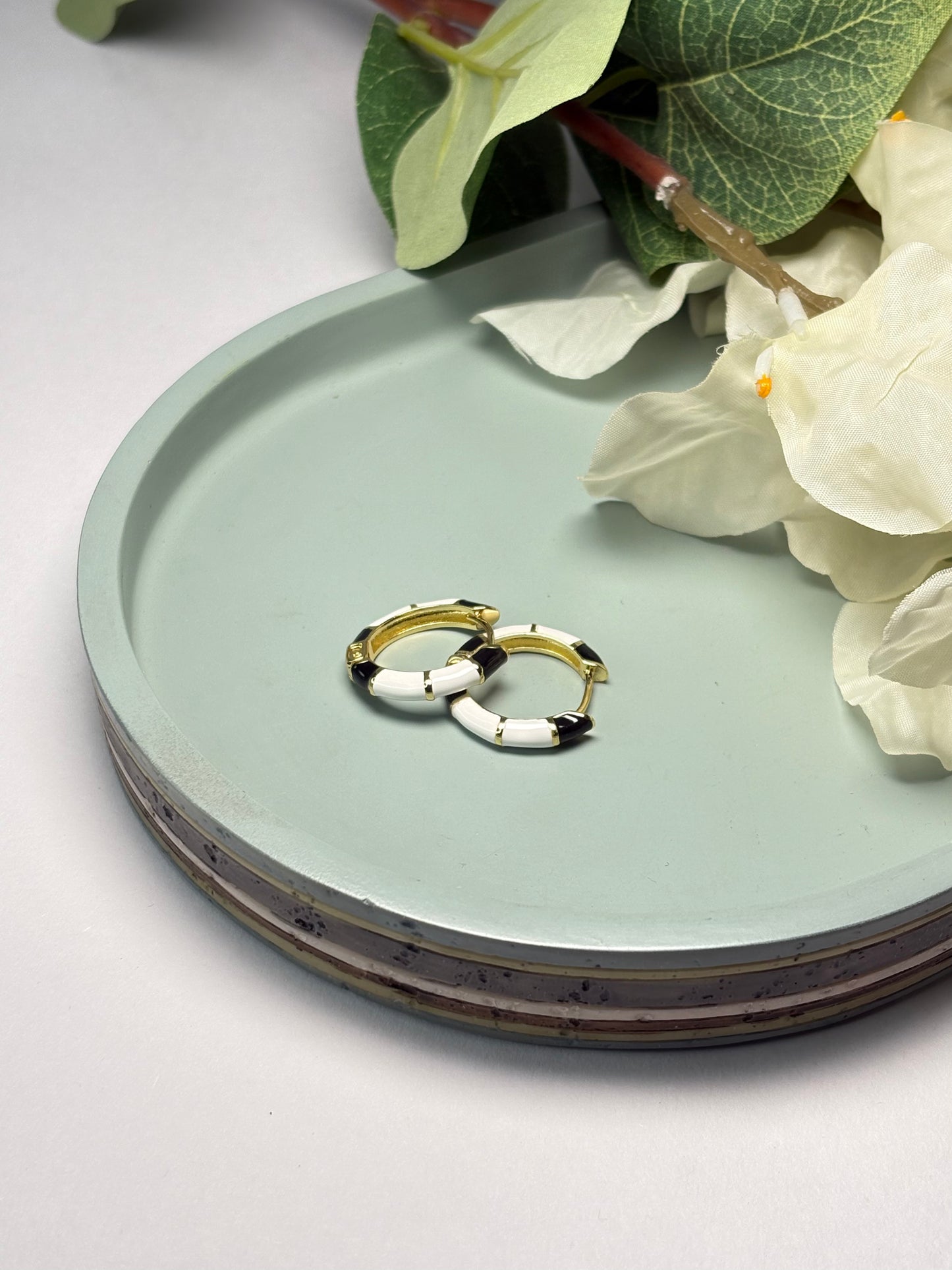 Enamel Mini Hoops - Shvetra