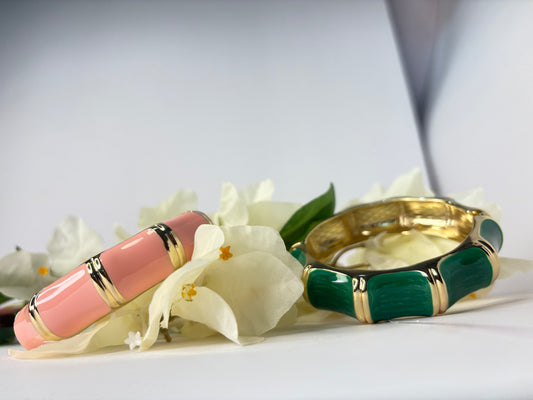 Aura Gleam Enamel Bangle