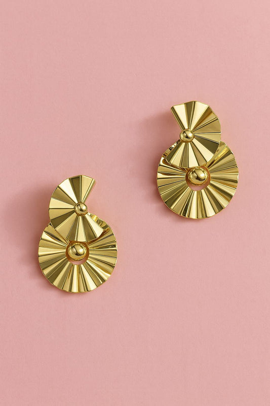 Aurora Radiant Spiral Earrings